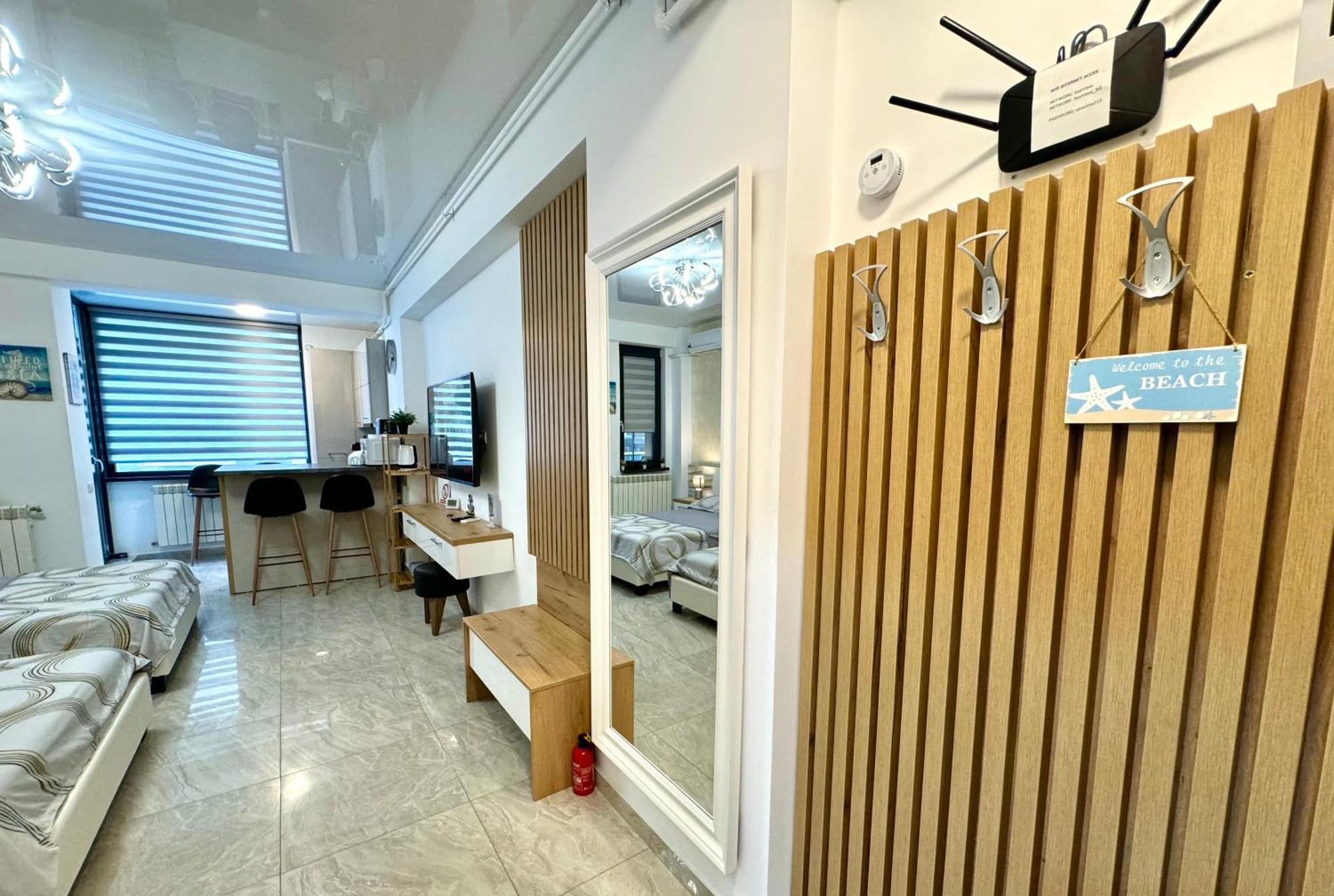 Seaview Deluxe Double Studio - Beachfront Resort Năvodari المظهر الخارجي الصورة